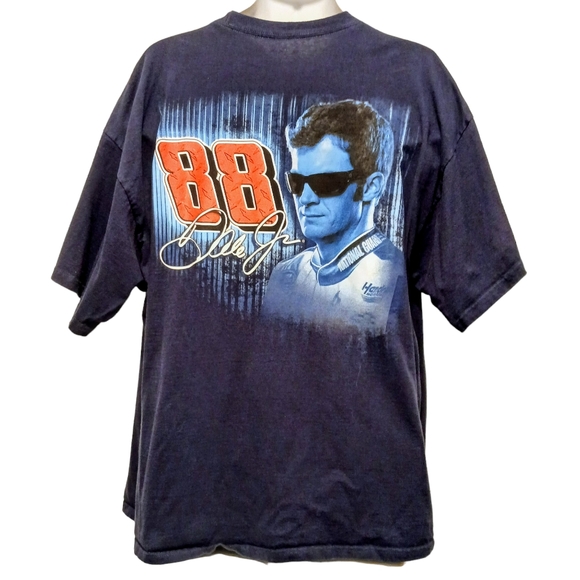 NASCAR: Dale Earnhardt Jr. Navy T-Shirt: Men Size 3XL Hendrick Motor Sports  - Picture 2 of 4
